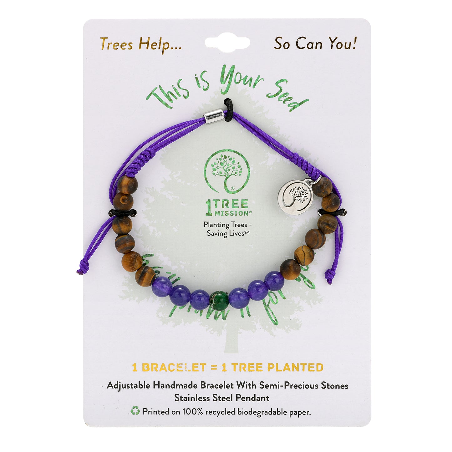 Basswood Tree Bracelet - 1 Tree Mission®