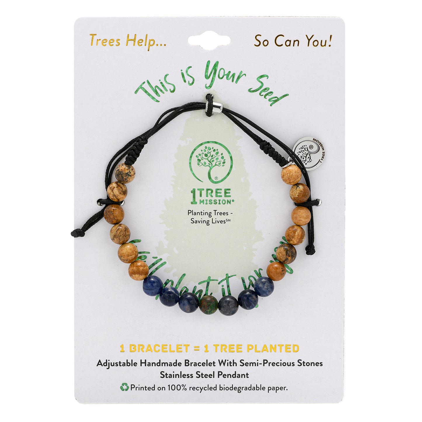 Blue Spruce Tree Bracelet  - 1 Tree Mission®