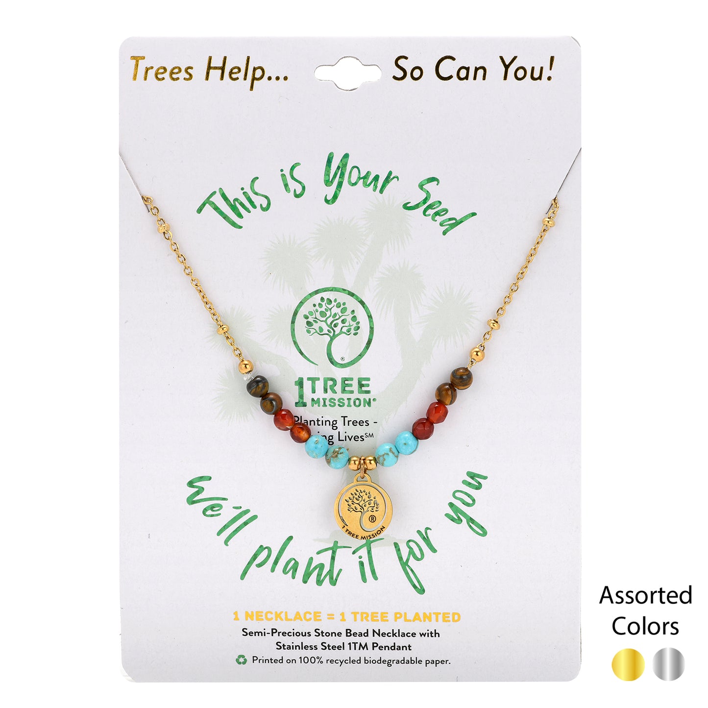 Joshua Tree Necklace - 1 Tree Mission®