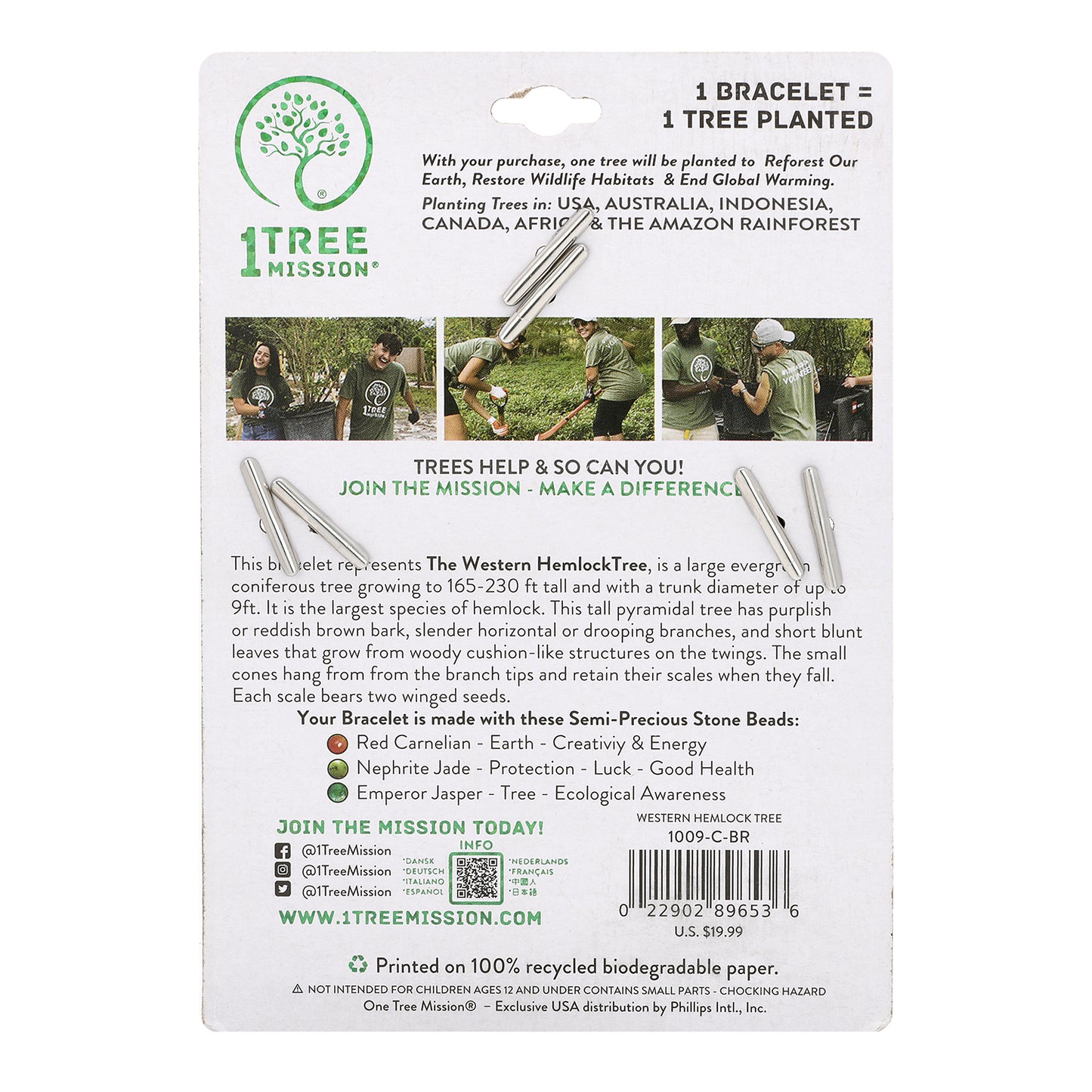 Western Hemlock Tree - 1 TREE MISSION®