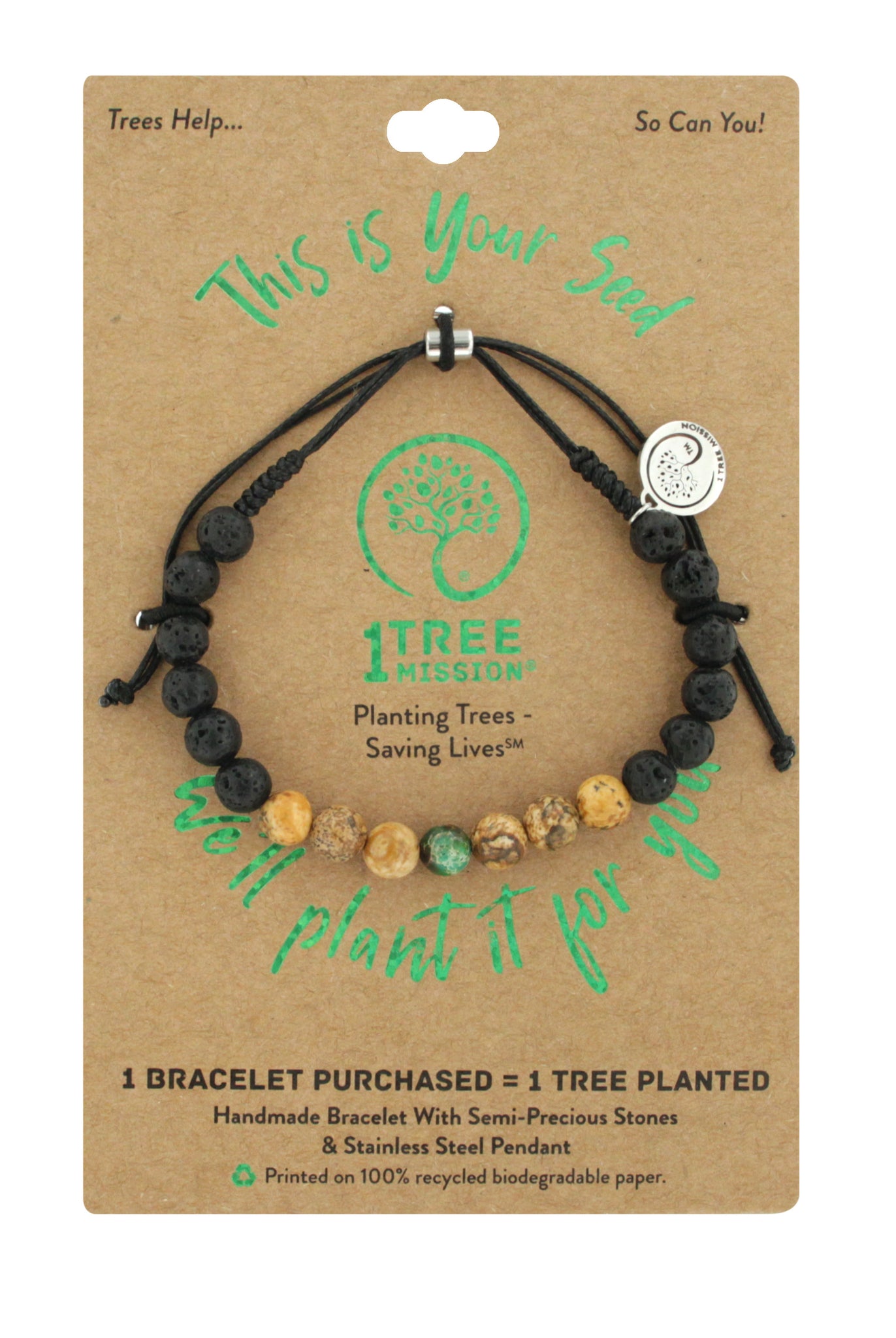 1 Tree Mission Bracelet | Evergreen Tree Bracelet – 1 Tree Mission®